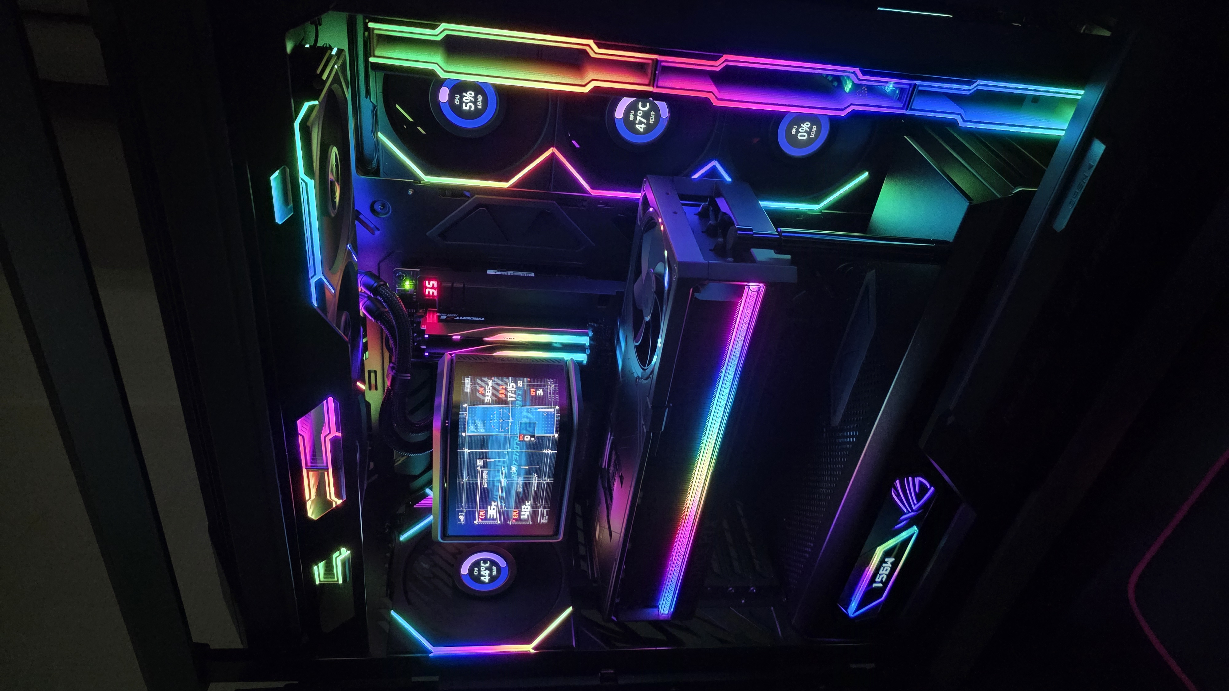 Sick Btf Computer Build ASUS ROG Full BTF PC Desk Setup - 데스크테리어