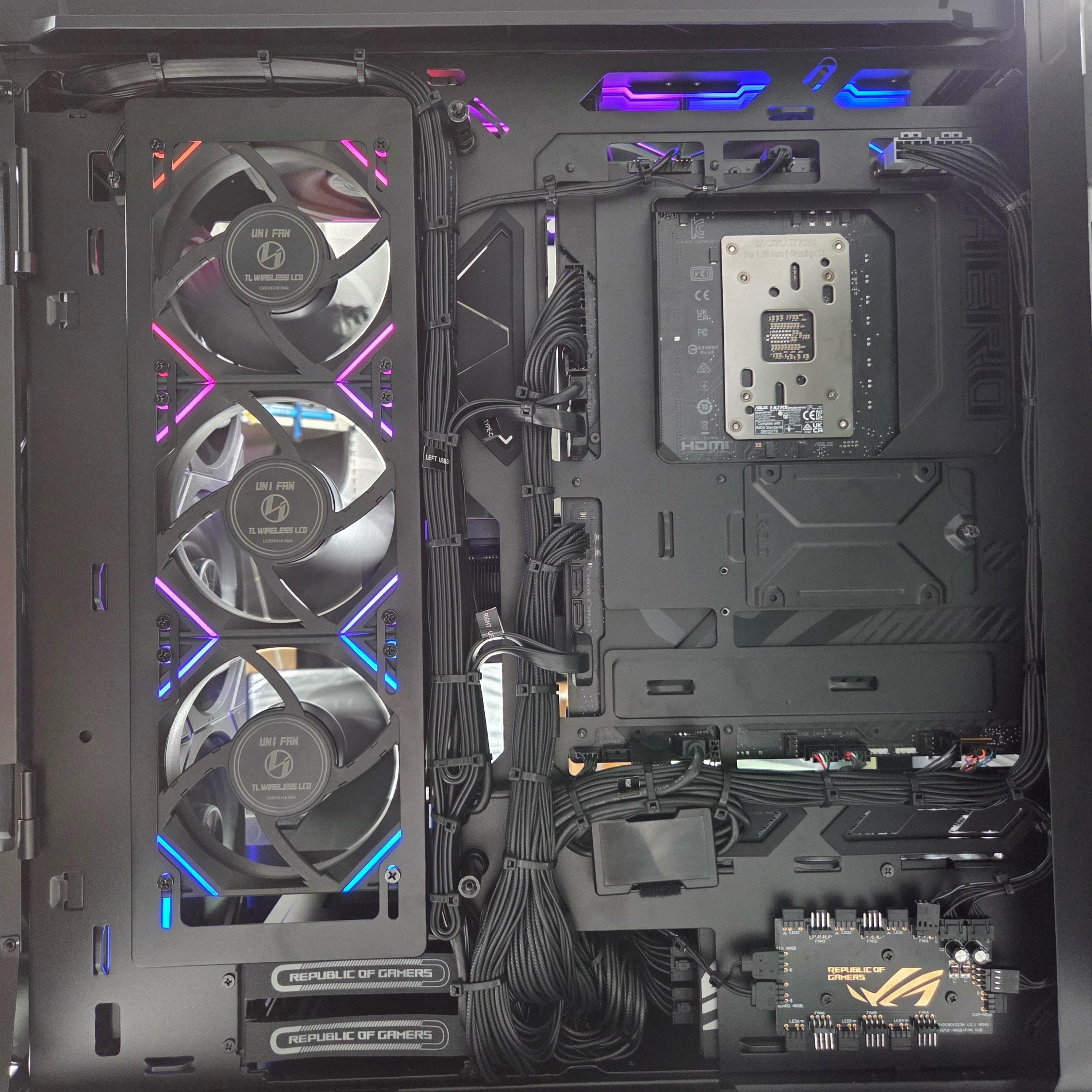 Sick Btf Computer Build ASUS ROG Full BTF PC Desk Setup - 데스크테리어